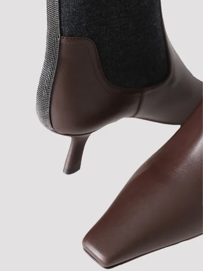 Ботильоны цвет коричневый — превью 6
