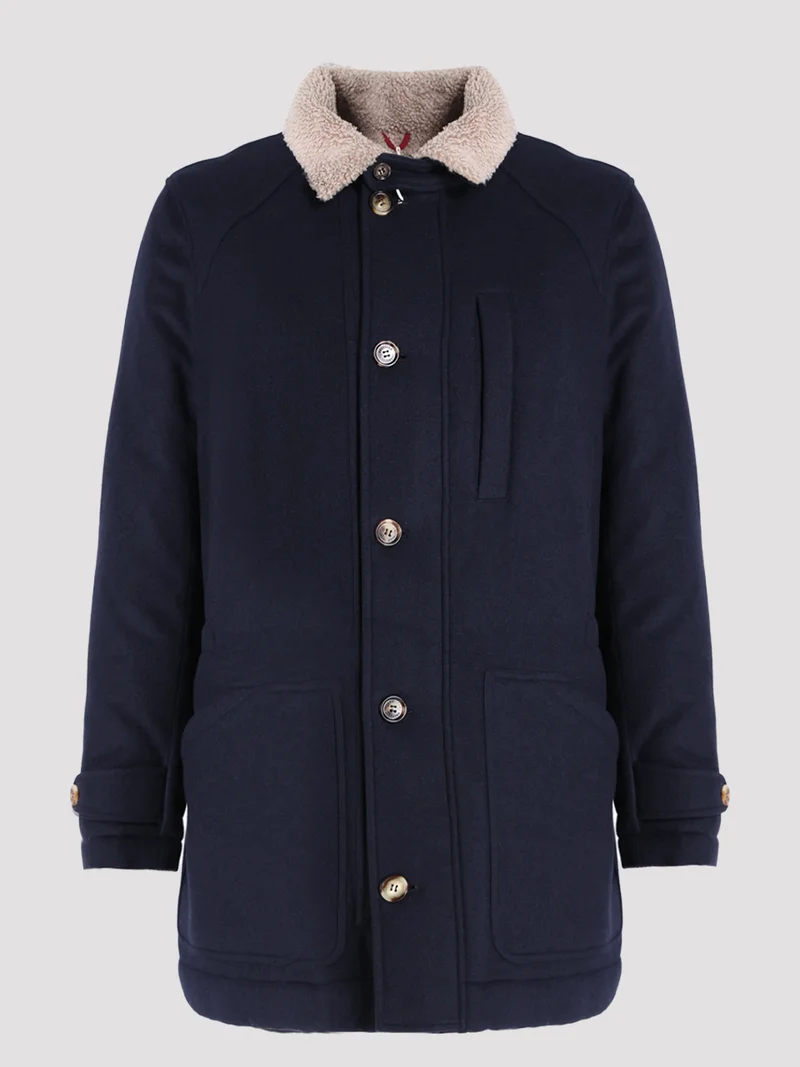 Парка цвет синий