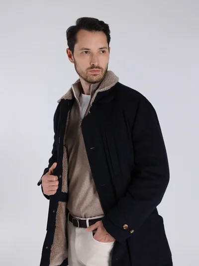 Парка цвет синий — превью 2