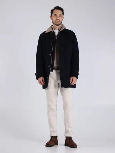 Парка цвет синий — превью 3