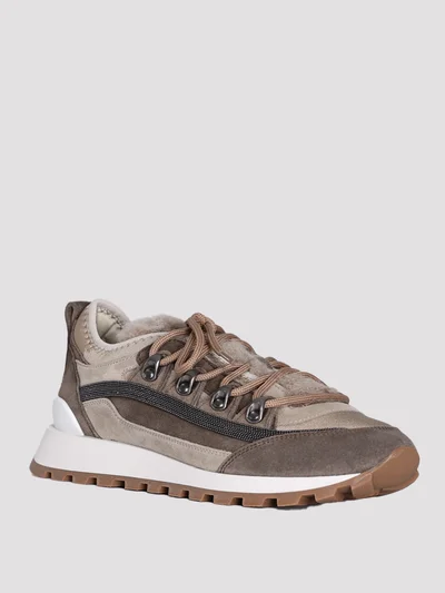 Кроссовки цвет коричневый — превью 2