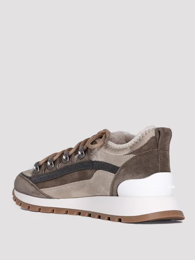 Кроссовки цвет коричневый — превью 3