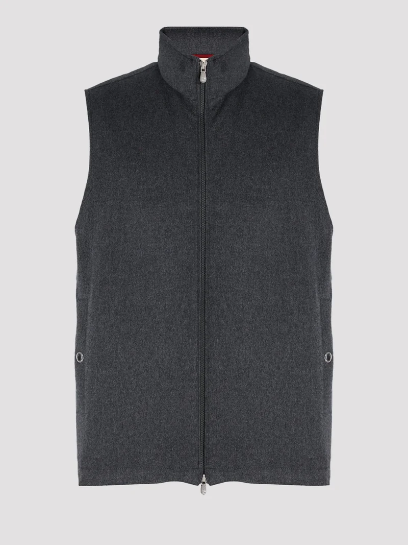 Жилет цвет темно-серый