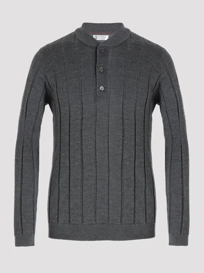 Джемпер цвет серый — превью 1