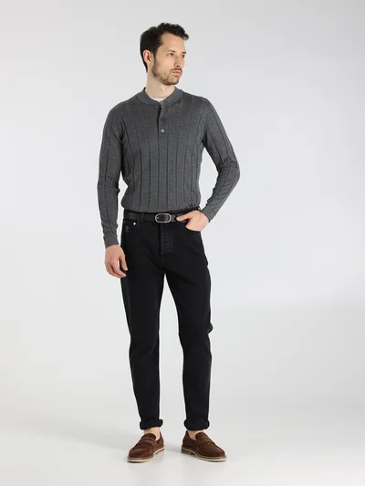 Джемпер цвет серый — превью 3