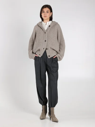 Брюки цвет темно-серый — превью 3