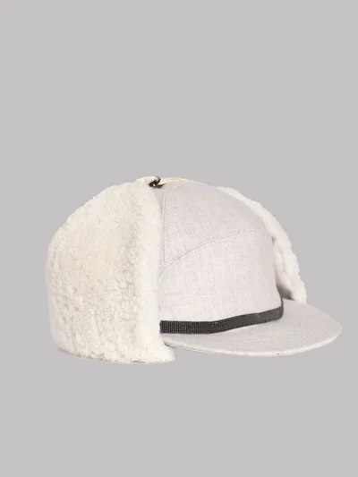 Кепка цвет бело-серый — превью 1