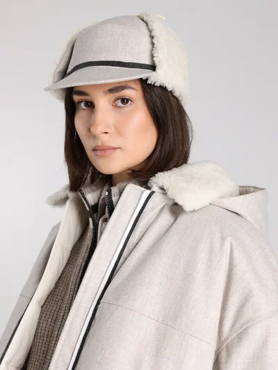 Кепка цвет бело-серый — превью 2