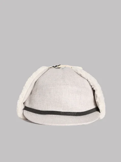 Кепка цвет бело-серый — превью 3