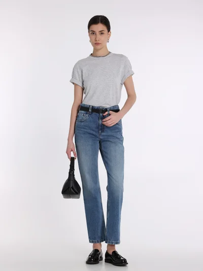 Футболка цвет синий — превью 3