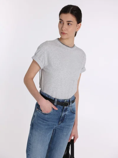 Футболка цвет синий — превью 4