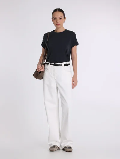 Футболка цвет синий — превью 5