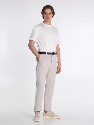 Брюки цвет хаки — превью 4