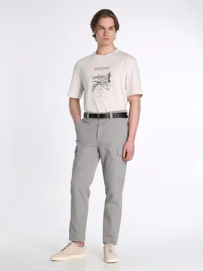 Брюки цвет хаки — превью 5