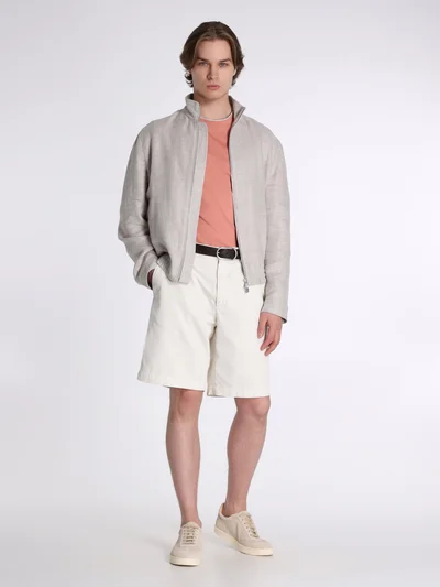 Шорты цвет молочный — превью 3