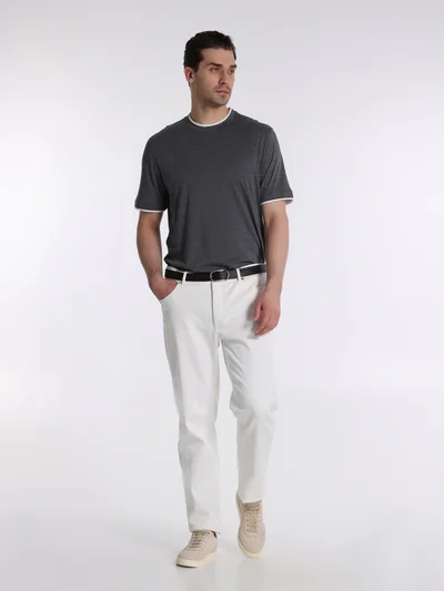 Футболка цвет серый — превью 2