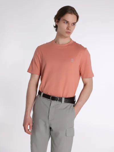 Футболка цвет коралловый — превью 6