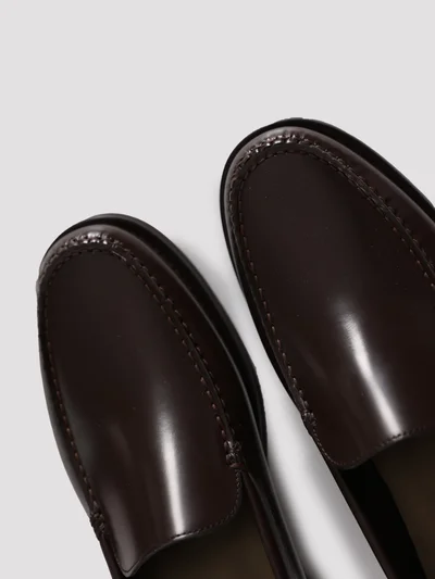 Лоферы цвет темно-коричневый — превью 4
