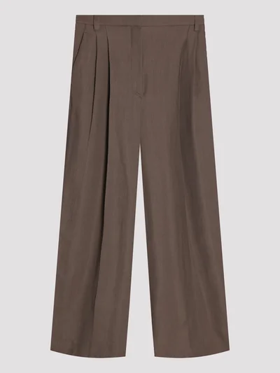 Брюки цвет шоколадный — превью 1