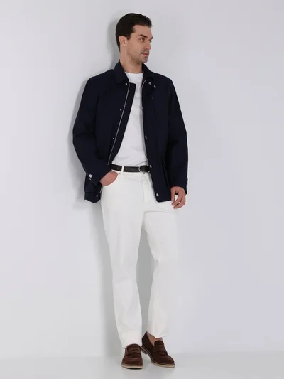 Ветровка цвет темно-синий — превью 2