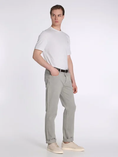 Джинсы цвет хаки — превью 4