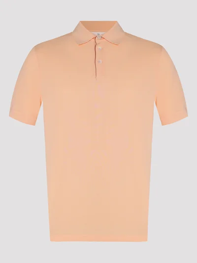 Поло цвет светло-оранжевый — превью 1