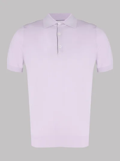 Поло цвет лавандовый — превью 1