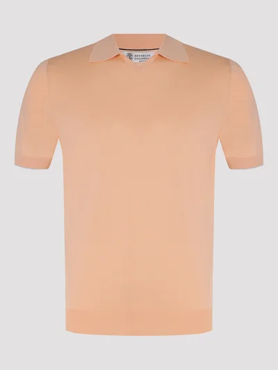 Поло цвет белый — превью 1