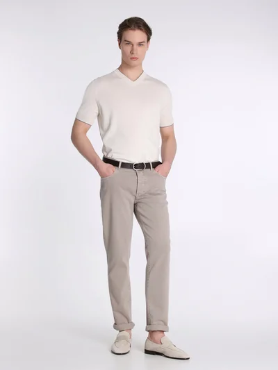 Пуловер цвет темно-синий — превью 2