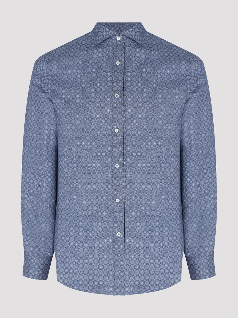 Рубашка цвет голубой