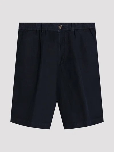 Шорты цвет темно-синий — превью 1