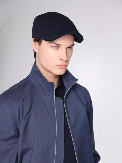 Кепка цвет синий — превью 2