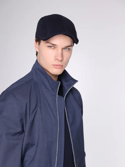 Кепка цвет синий — превью 4