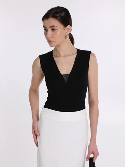 Майка цвет черный — превью 7