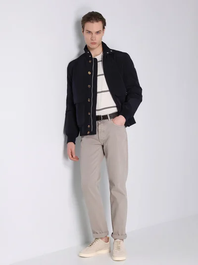 Куртка цвет синий — превью 2