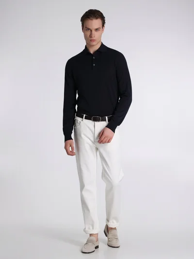 Джемпер цвет синий — превью 4