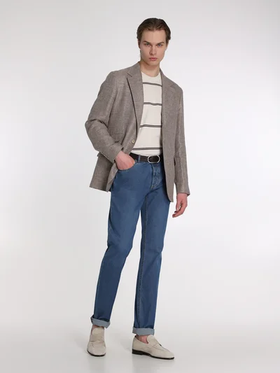 Джинсы цвет синий — превью 3