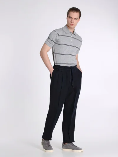 Поло цвет серый — превью 2