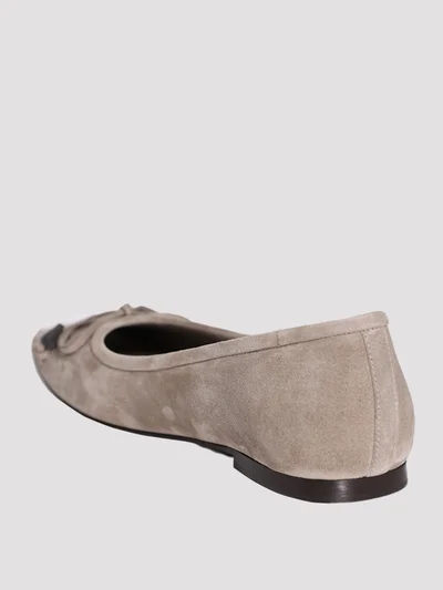 Балетки цвет серо-коричневый — превью 3