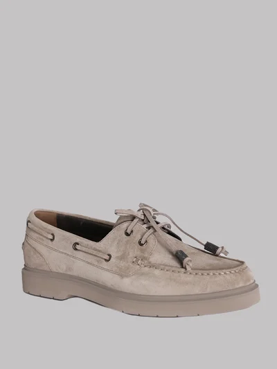 Лоферы цвет серо-коричневый — превью 2