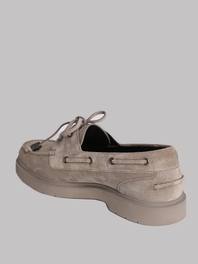 Лоферы цвет серо-коричневый — превью 3