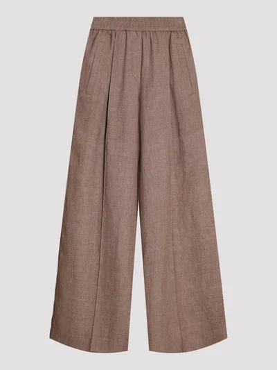 Брюки цвет коричневый — превью 1