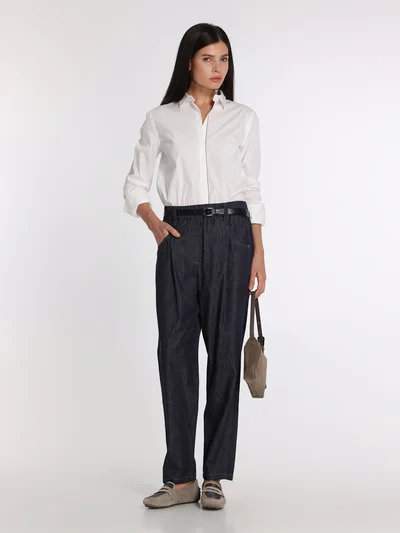 Джинсы цвет темно-синий — превью 3