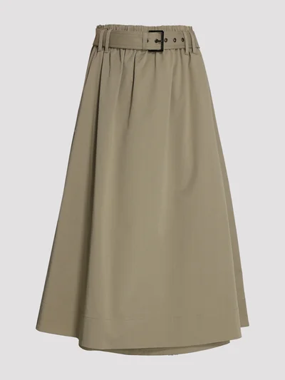 Юбка цвет бежевый — превью 1