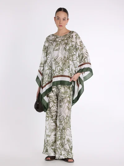 Брюки цвет зеленый — превью 3