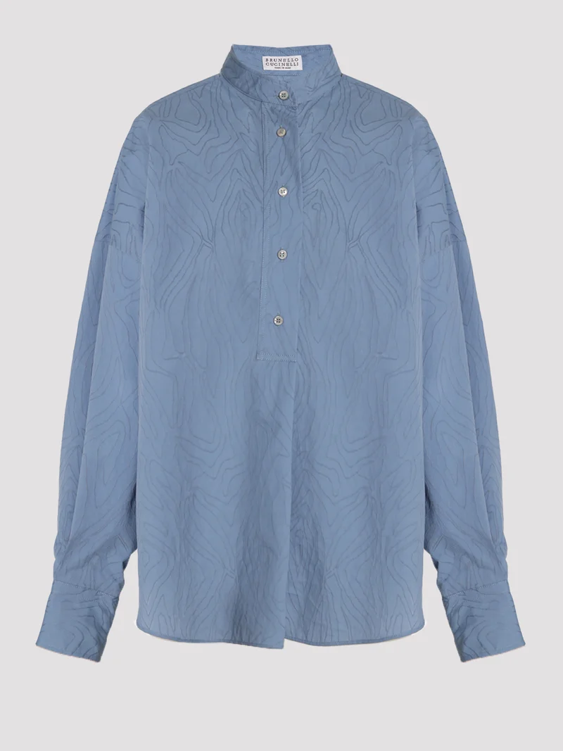 Рубашка цвет голубой