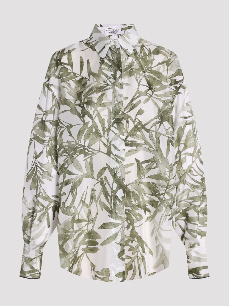 Блузка цвет зеленый