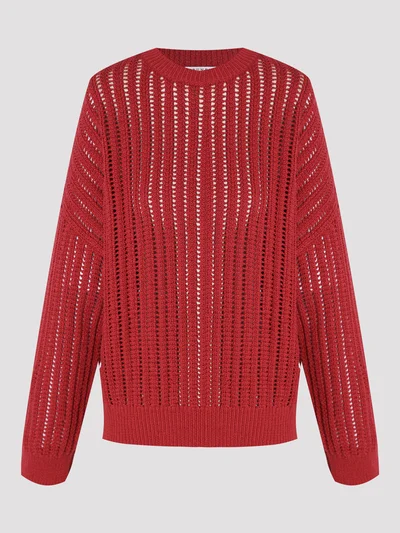 Джемпер цвет красный — превью 1