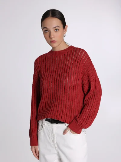 Джемпер цвет красный — превью 2