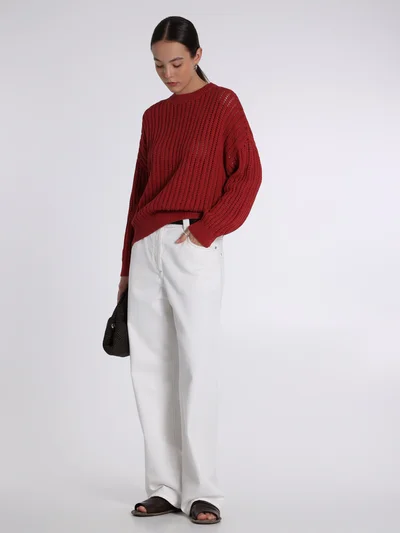 Джемпер цвет красный — превью 5